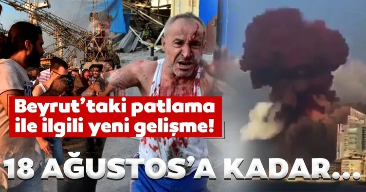 Lübnan'da şiddetli patlama! Beyrut’taki patlama ile ilgili yeni gelişme...