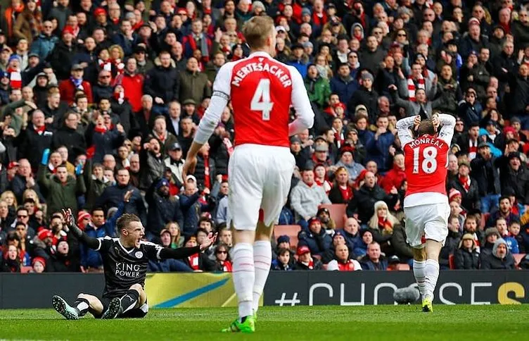 Arsenal, lider Leicester City’i son dakika golüyle yıktı