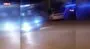 Drift atarken kameraya yakalanan sürücü dereye uçtu | Video