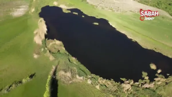 Iğdır'da doğa harikası Üçkaya Gölü göz kamaştırıyor | Video