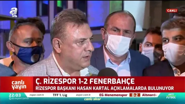 Rizespor Başkanı Hasan Kartal: Bu hakemlerle bu lig biter mi?