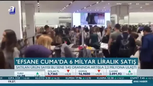 Efsane Cuma'da 6 milyar liralık satış yapıldı