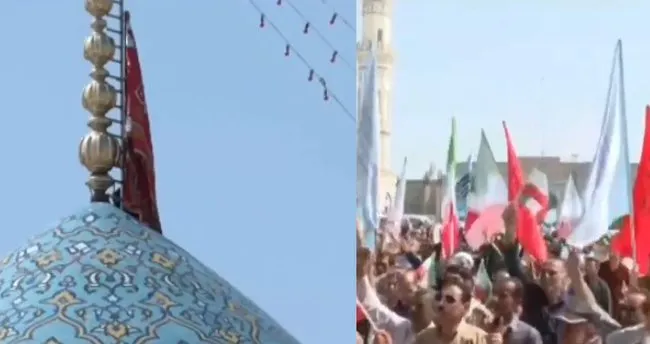Son Dakika | İran İsrail’e karşı hamleye mi hazırlanıyor? Kırmızı intikam bayrağını çektiler!