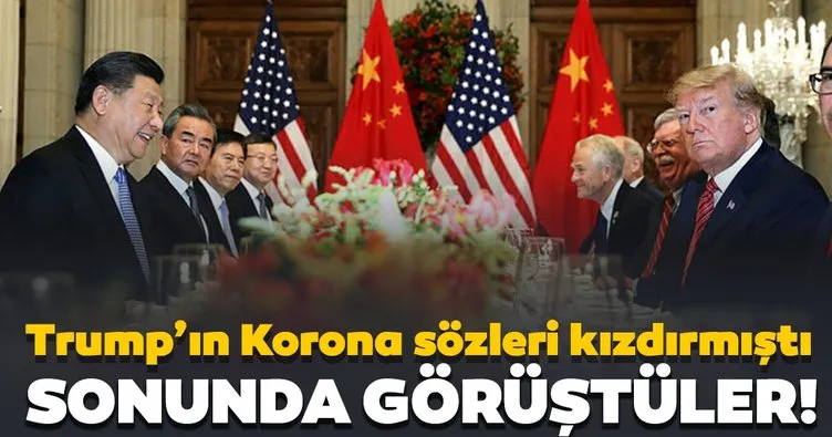 Son dakika: Trump ile Çin Devlet Başkanı Şi’den Korona görüşmesi!