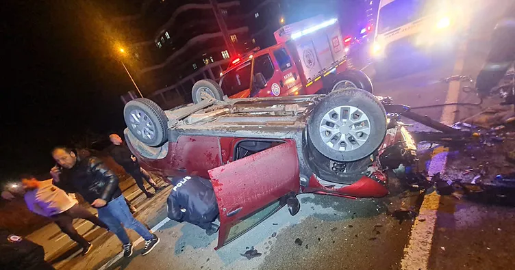 Rize’de trafik kazası: 5 kişi yaralandı