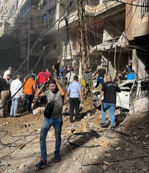 İsrail Orta Doğu’yu yakıyor! Katil Netanyahu Beyrut saldırısının ardından konuştu: Hedefimiz açık!