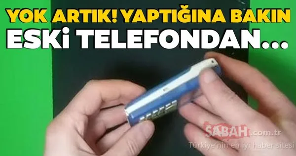 Şaşırmaya hazır olun! Mühendis genç eski telefonuyla bakın ne yaptı