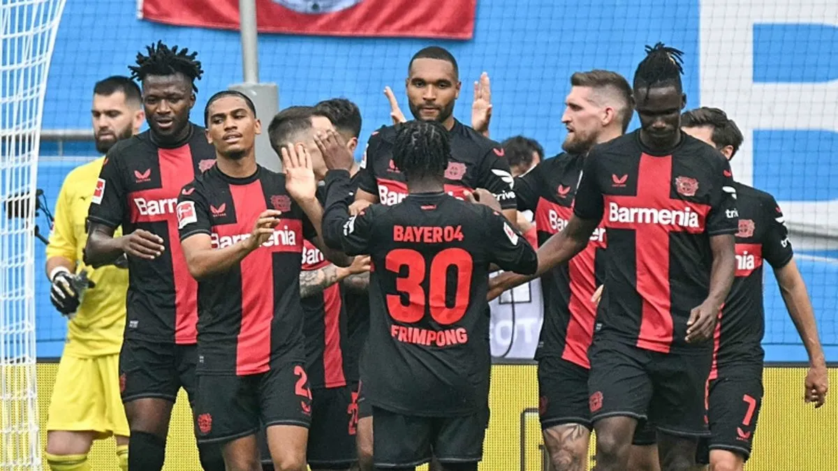 Bayer Leverkusen tarihe geçti! Bundesliga'da namağlup şampiyon