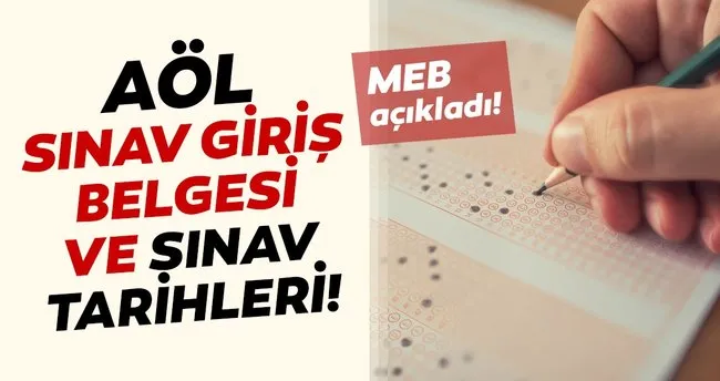 aol sinav giris yerleri aciklandi aol 1 donem sinav tarihleri ne zaman hangi tarihlerde son dakika egitim haberleri