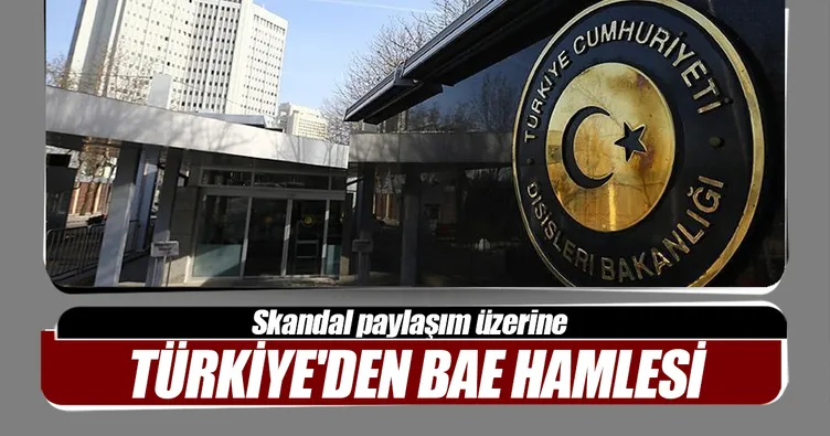 BAE Maslahatgüzarı Dışişleri’ne çağrıldı