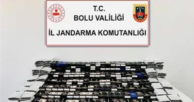 Bolu'da kaçak sigara operasyonu #bolu