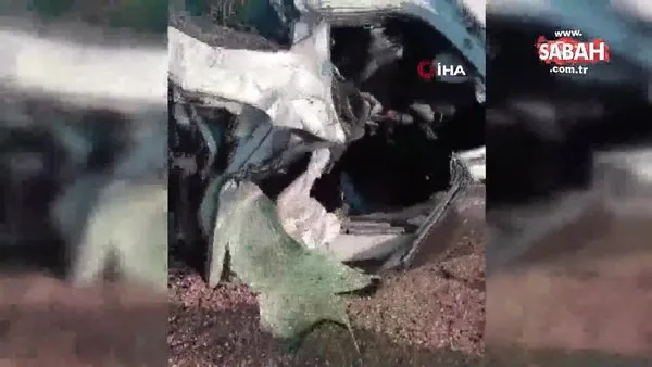 Tekirdağ'da durağa çarpan araç takla attı: 1 ölü, 1 ağır yaralı | Video