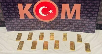 Antalya’da 12 kilogram kaçak altın yakalandı