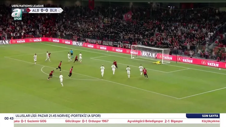 MAÇ ÖZETİ İZLE | Arnavutluk 2-0 Belarus