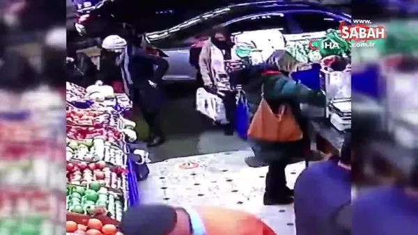 İstanbul Şişli’de markette yankesicilik kamerada | Video
