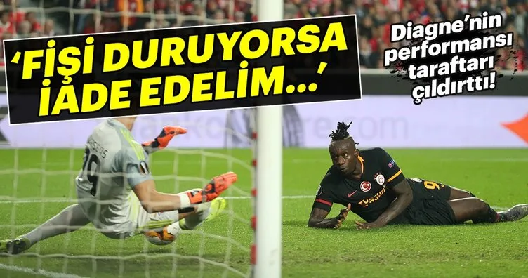 Galatasaray taraftarından Diagne isyanı
