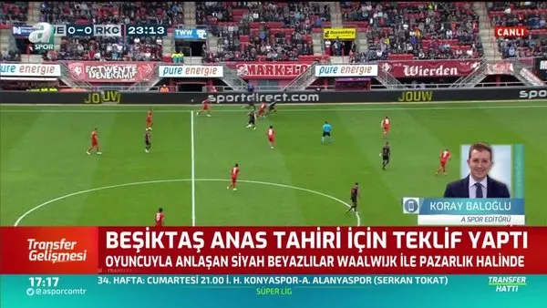Beşiktaş Belçikalı yıldız Anas Tahiri için teklif yaptı