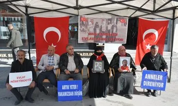 Muşlu aileler DEM Parti binası önündeki evlat nöbetini sürdürdü #diyarbakir