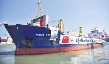 Şefkat gemisi Gazze yolunda
