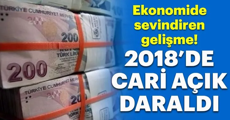 Son dakika | Cari açık daralıyor!