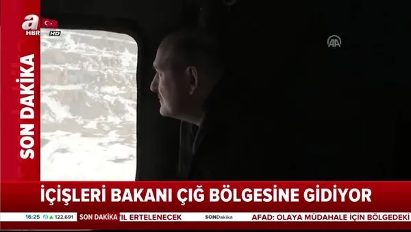 İçişleri Bakanı Süleyman Soylu, Van Bahçesaray'a gidiyor | Video