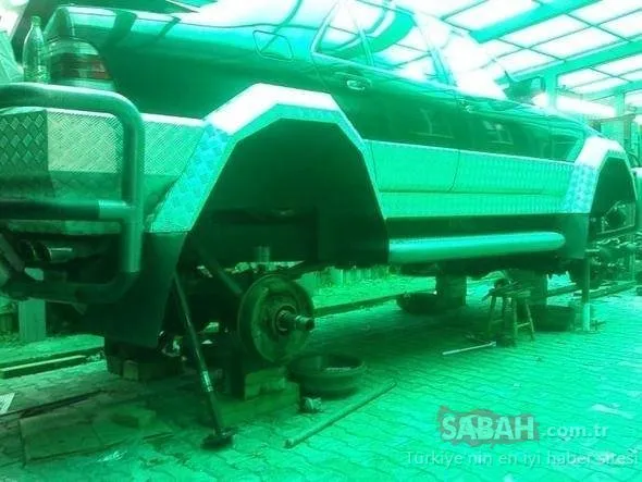 Mercedes'in bile aklına gelmedi! Bakın ne hale getirdi...