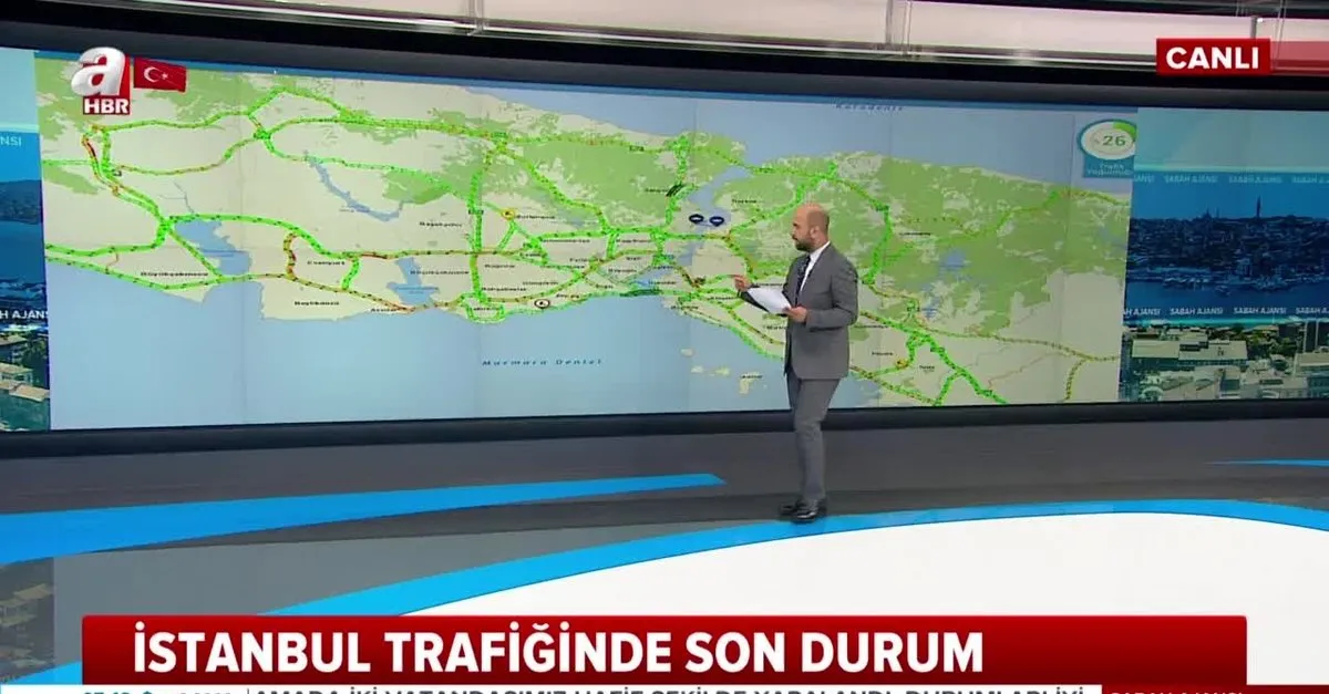 Son Dakika Istanbul Trafik Durumu Istanbul Da Trafik Yogunluk Haritasinda Son Durum Ne Video Videosunu Izle Son Dakika Haberleri