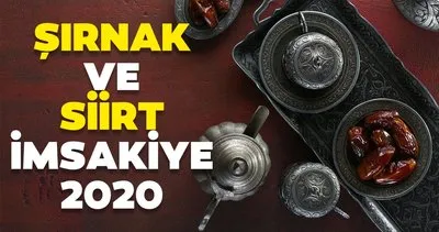 Şırnak ve Siirt imsakiye ile iftar vakti! 2020 Siirt ve Şırnak’ta sahur ve iftar saati kaçta?