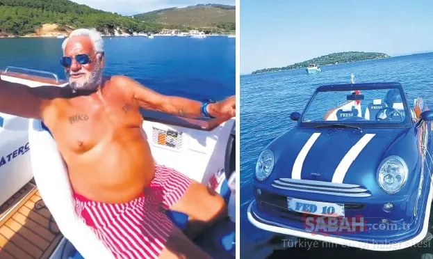 Fedon milyonluk Watercar’ıyla Boğaz’da şov yaptı! Şarkıcının ’FED10’ isimli lüks oyuncağı yerli malı...