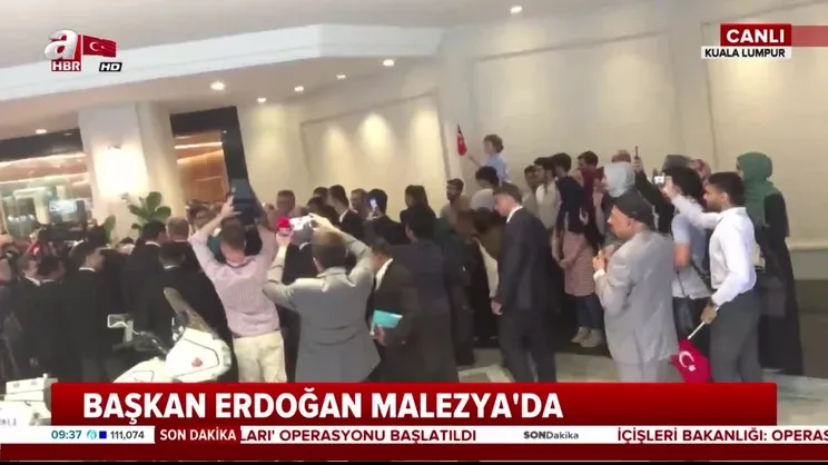 Cumhurbaşkanı Erdoğan Malezya'da