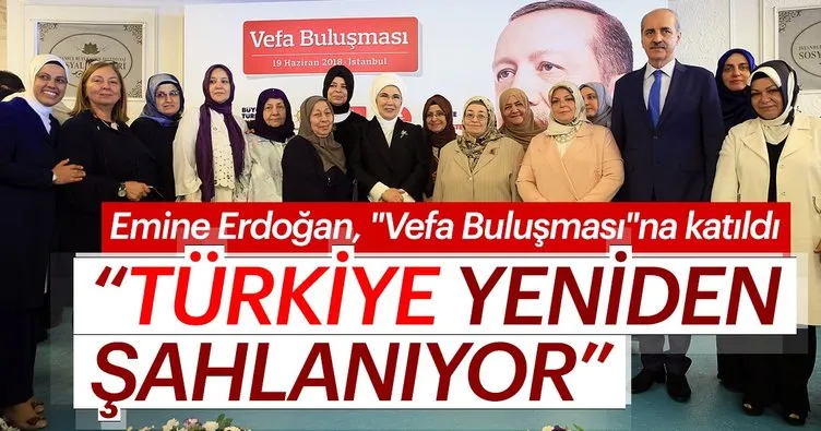 Emine Erdoğan, Vefa Buluşmasına katıldı
