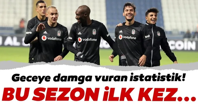 Kasımpaşa - Beşiktaş maçında dikkat çeken istatistik! Bu sezon ilk kez...