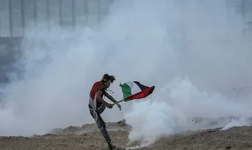 İsrail Gazze sınırında bir Filistinliyi şehit etti