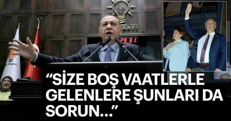 Cumhurbaşkanı Erdoğan: Size boş vaatlerle gelenlere şunları da sorun...
