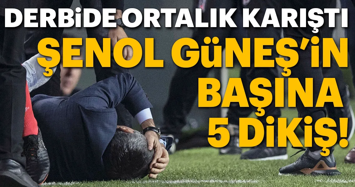 Åenol GüneÅ'in kafasına yabancı madde atıldı!