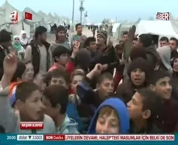 Doğu Halep'ten kaçanlar kamplarda