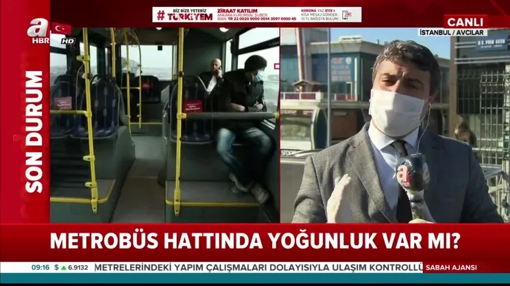Metrobüs hattında yoğunluk var mı?