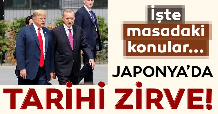 Japonya’da tarihi zirve! Başkan Erdoğan Putin ve Trump ile görüşecek