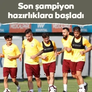 Son şampiyon Galatasaray yeni sezon hazırlıklarına başladı