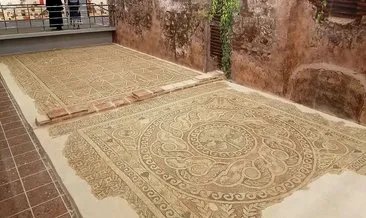 1800 yıllık ’elma mozaiği’ sergileniyor