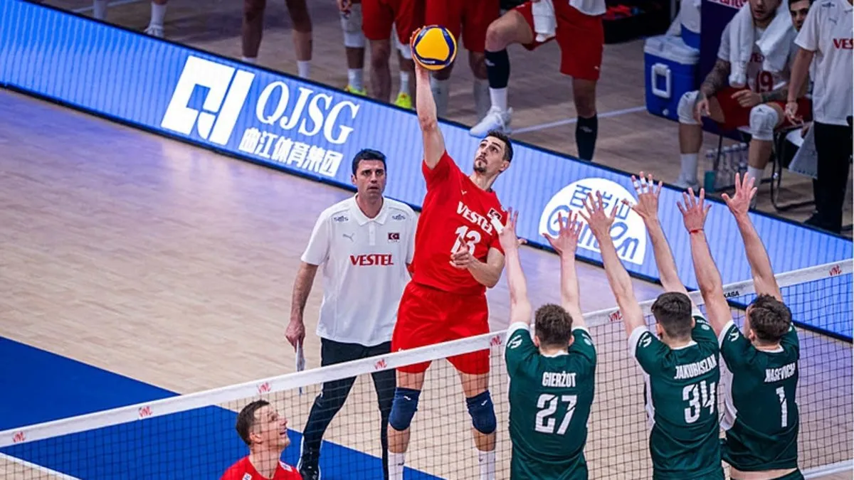 2025 Voleybol Milletler Ligi: Türkiye: 0 - Polonya: 3