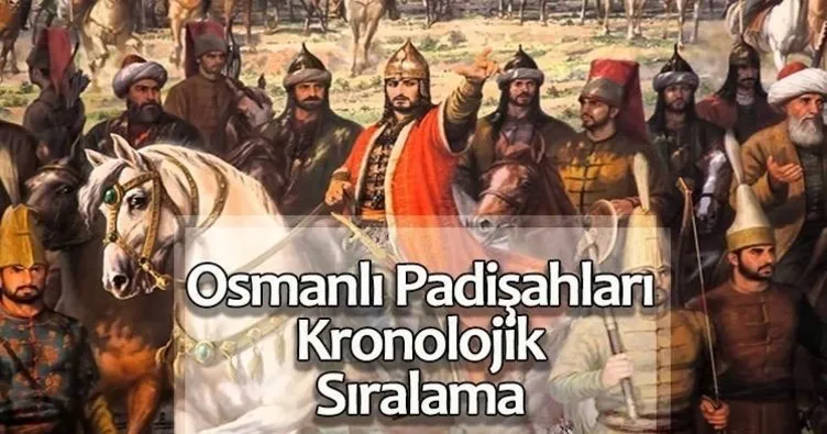 Osmanlı Padişahları İsimleri - Kronolojik Soyağacı Sırası İle Osmanlı Devleti Padişah İsimleri