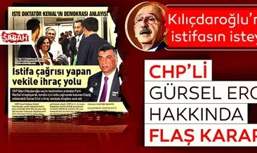 Son dakika: CHP Elazığ Milletvekili Gürsel Erol’a kınama cezası verildi