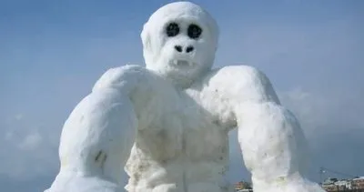 Oto tamircinin kardan heykelleri görenleri hayrete düşürüyor #agri