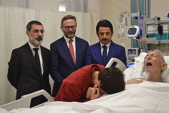 Koreli 'Ayla'dan gazi babasına ziyaret