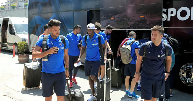 Trabzonspor kamp için Macaristan’a gitti