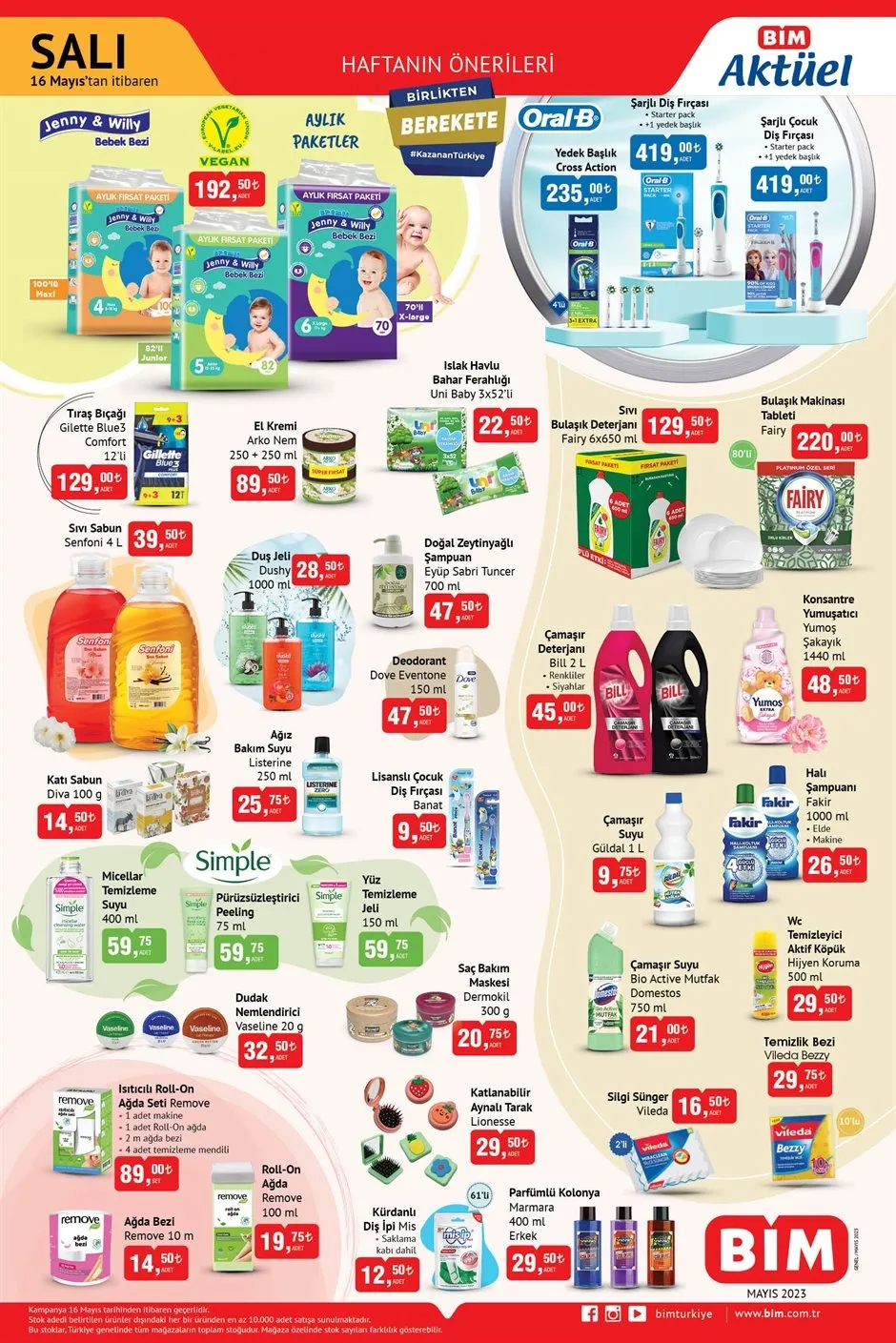 BİM AKTÜEL KATALOĞU 19 MAYIS İNDİRİMLERİ Kamp ürünleri bugün raflarda
