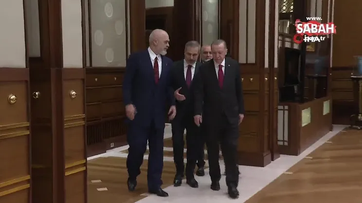 Cumhurbaşkanı Erdoğan, Arnavutluk Başbakanı Edi Rama ile görüştü
