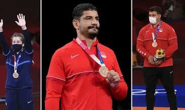 Türk güreşçiler Tokyo’da 3 bronz aldı!