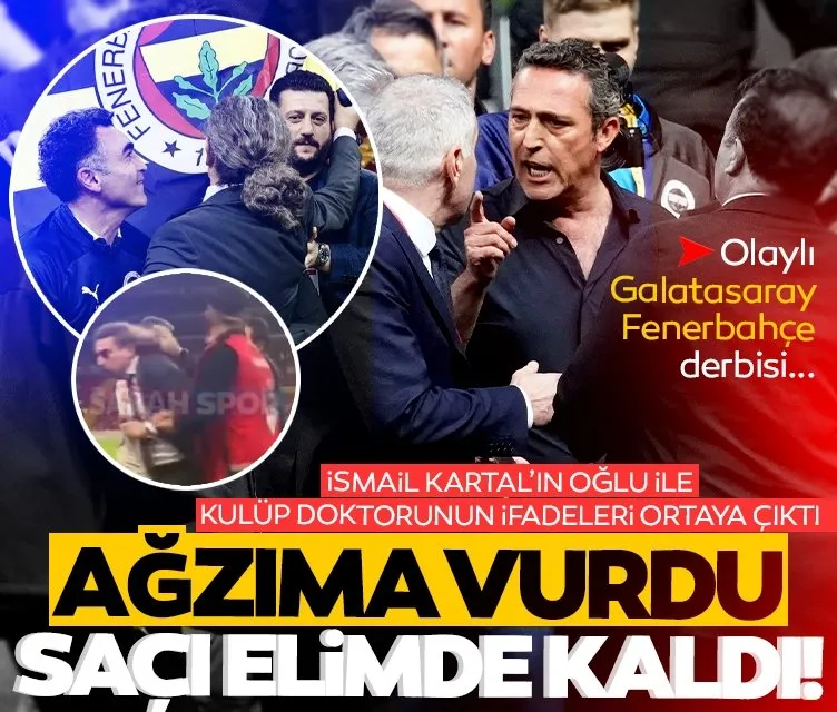Olaylı Galatasaray Fenerbahçe derbisi: Emre Kartal ile Ertuğrul Karanlık’ın ifadeleri ortaya çıktı!